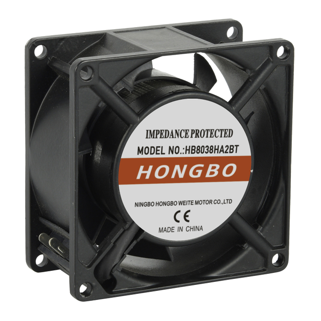 Hongbo 80mmx80mmx38mm مروحة تبريد محورية صناعية وإلكترونية عالية الأداء AC 8038